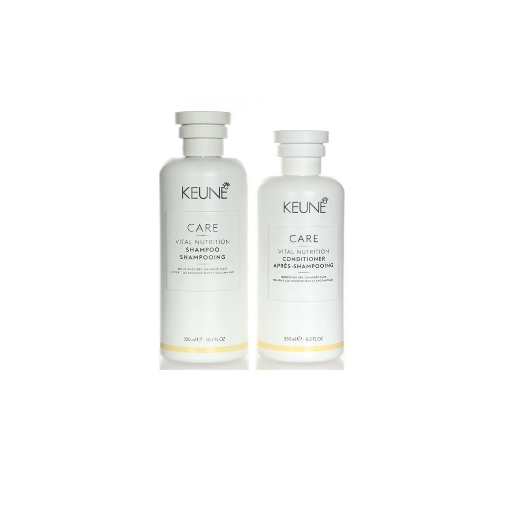 Keune Care Vital Nutrition Shampoo 10.1oz/300ml & Conditioner 8.5oz/250ml